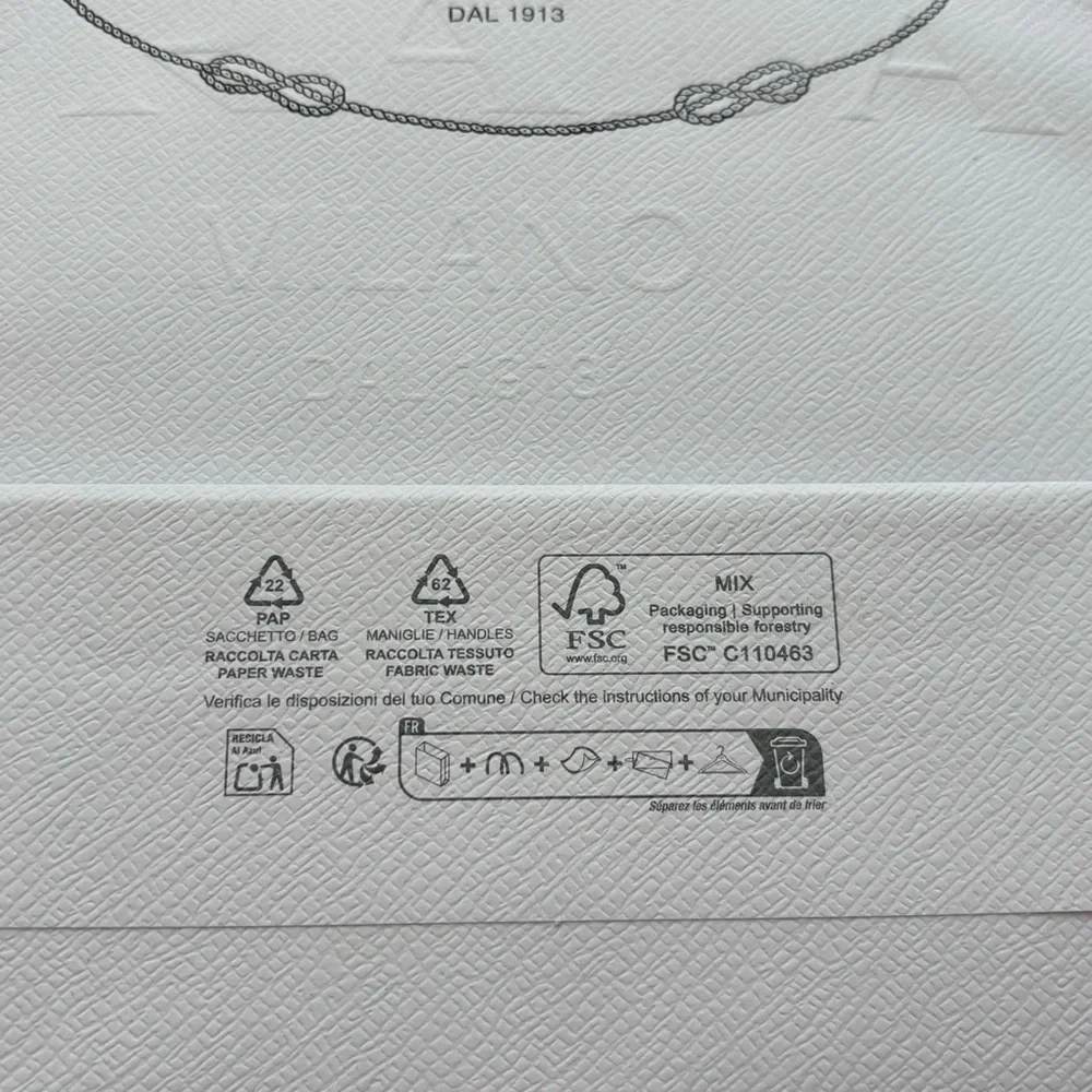 Prada White and Black Logo Shopping Bag